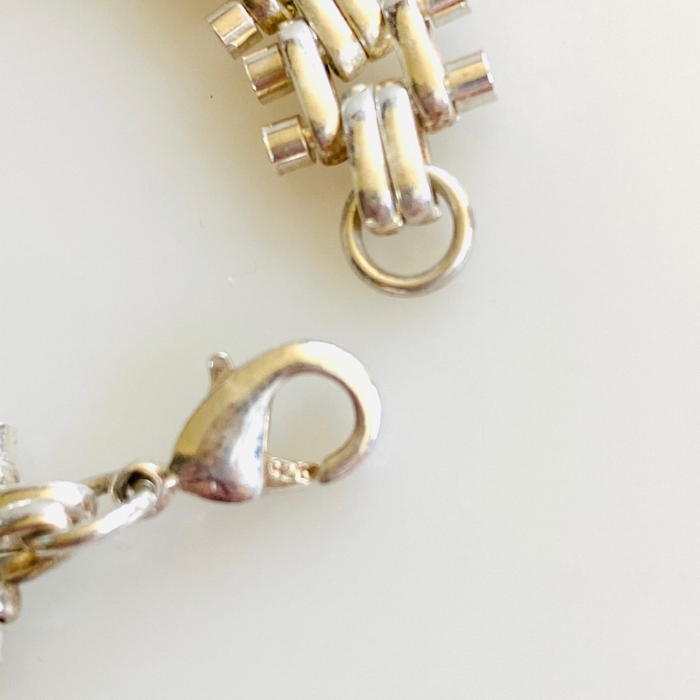 925 Sterling Silver Bracelet Unisex 7.5” 28.28g - Picture 2 of 6